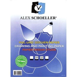 Alex Schoeller College Resim Kağıdı 25x35 cm. 120 gr. 100'lü Paket - Alex Schoeller