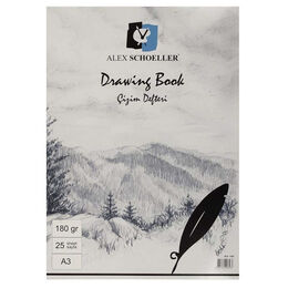 Alex Schoeller Drawing Book Eskiz Çizim Defteri 180 gr. A3 25 yp. - 1