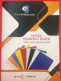 Alex Schoeller Fon Kartonu 25x35 Cm.10 ÖZEL Renk Dosyalı - Alex Schoeller