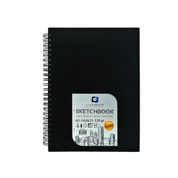 Alex Schoeller Sketchbook Sert Kapak Spiralli Eskiz Çizim Defteri 120 gr. A5 70 yp. - 1