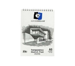 Alex Schoeller Transparency Sketch Pad Eskiz Bloğu 50/55 gr. A5 30 yaprak - Alex Schoeller