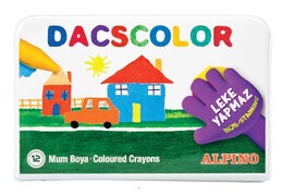 Alpino Dacscolor Mum Boya 12 Renk Plastik Çantalı - Alpino