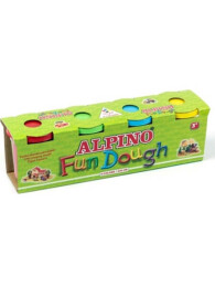 Alpino Oyun Hamuru 130 Gr.x 4 Renk (DP-302) - Alpino