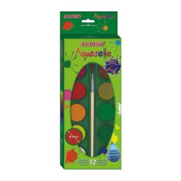 Alpino Sulu Boya 12 Renk (AQ-01) - Alpino