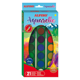 Alpino Sulu Boya 21 Renk (AQ-02) - Alpino