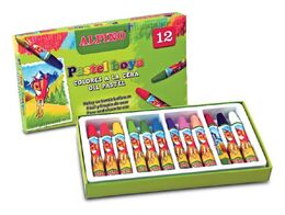 Alpino Yağlı Pastel Boya 12 Renk Karton Kutu - 1