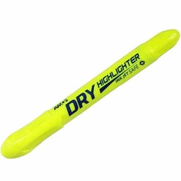 Amos Dry Highlighter Jel Fosforlu Kalem SARI - Amos