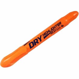 Amos Dry Highlighter Jel Fosforlu Kalem TURUNCU - Amos