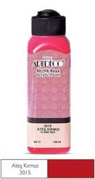 Artdeco Akrilik Boya 140 ml. 3015 ATEŞ KIRMIZI - 1