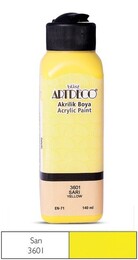 Artdeco Akrilik Boya 140 ml. 3601 SARI - 1