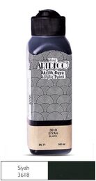 Artdeco Akrilik Boya 140 ml. 3618 SİYAH - 1