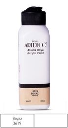 Artdeco Akrilik Boya 140 ml. 3619 BEYAZ - 1