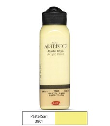Artdeco Akrilik Boya 140 ml. 3801 Pastel Sarı - Artdeco