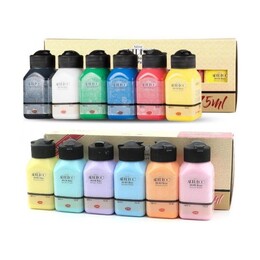 Artdeco Akrilik Boya Seti 12 Renk x 75 ml. Canlı ve Pastel Renkler - Artdeco