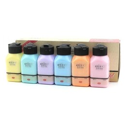 Artdeco Akrilik Boya Seti 6 Renk x 75 ml. Pastel Renkler - Artdeco