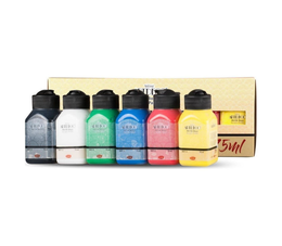 Artdeco Akrilik Boya Seti 6 Renk x 75ml. Canlı Renkler - Artdeco