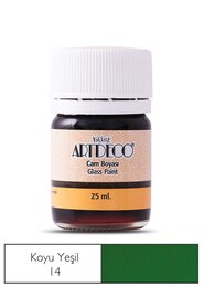 Artdeco Cam Vitray Boyası 25 ml. 14 KOYU YEŞİL - Artdeco