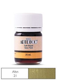Artdeco Cam Vitray Boyası 25 ml. 21 METALİK ALTIN - Artdeco