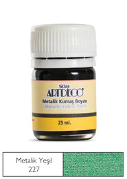 Artdeco Metalik Kumaş Boyası 227 Yeşil - Artdeco