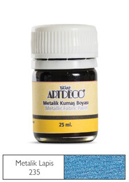 Artdeco Metalik Kumaş Boyası 235 Lapis - Artdeco