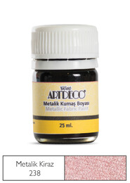 Artdeco Metalik Kumaş Boyası 238 Kiraz - Artdeco