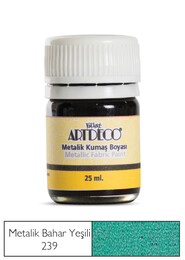 Artdeco Metalik Kumaş Boyası 239 Bahar Yeşili - Artdeco