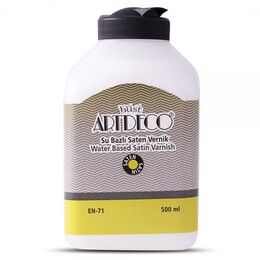 Artdeco Su Bazlı Yarı Mat (Saten) Vernik 500 ml. - Artdeco
