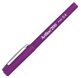 Artline 200 Fineliner 0.4 mm. İnce Uçlu Yazı ve Çizim Kalemi MAGENTA - Artline