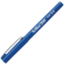 Artline 200 Fineliner 0.4 mm. İnce Uçlu Yazı ve Çizim Kalemi MAVİ - Artline