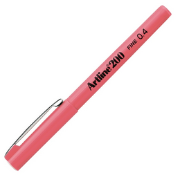 Artline 200 Fineliner 0.4 mm. İnce Uçlu Yazı ve Çizim Kalemi PEMBE - Artline
