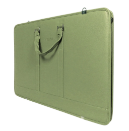 Bback Deri Körüklü Proje Resim Çantası 40x55 cm. MİNT YEŞİLİ - 2