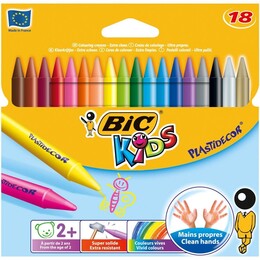 Bic Kids Plastidecor Silinebilir Mum Pastel Boya 18 Renk - Bic