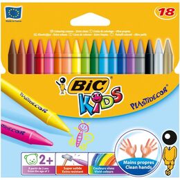 Bic Kids Plastidecor Silinebilir Mum Pastel Boya 18 Renk - 1