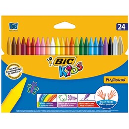 Bic Kids Plastidecor Silinebilir Mum Pastel Boya 24 Renk - Bic