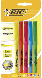 Bic Marking Highlighter Fosforlu İşaretleme Kalemi Seti 5 Renk - Bic