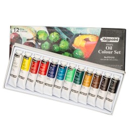 Bigpoint Yağlı Boya Seti 12 Renk x 12 ml. - Bigpoint