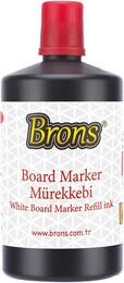 Brons Beyaz Tahta Kalemi Mürekkebi 250 cc. Kırmızı - Brons