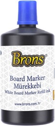 Brons Beyaz Tahta Kalemi Mürekkebi 250 cc. Mavi - Brons