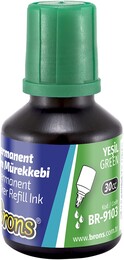 Brons Permanent Marker Mürekkebi 30 cc. YEŞİL - Brons
