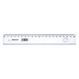 Brons Plastik Cetvel 20 cm. - 1