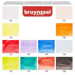 Bruynzeel Expression Aquarelle Sulu Boya Kalemi Seti 12 Renk - 3