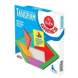 Bu-Bu Games Renkli Tangram 17x17 Cm. (BUBU-GM0015) - Bubu