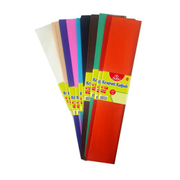 Bu-Bu Krapon Kağıdı Karışık Renk 10'Lu (BUBU-KR0001) - Bubu