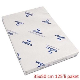 Canson 1557 Dessin Resim Çizim Kağıdı 200 gr. 35x50 cm. 125'li Paket - Canson
