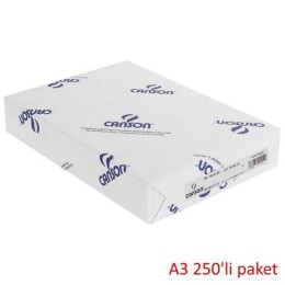 Canson 1557 Dessin Resim Çizim Kağıdı 200 gr. A3 250'li Paket - Canson