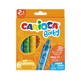 Carioca Baby Wild Crayons Pastel Mum Boya 8 Renk 2+ Yaş - Carioca
