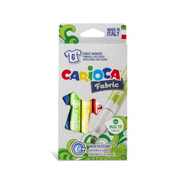 Carioca Fabric Keçeli Kumaş Tekstil Boyama Kalemi 6 Renk - Carioca