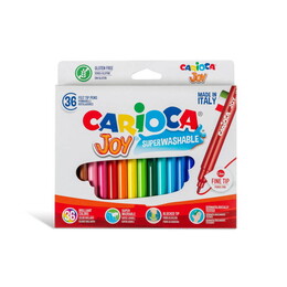 Carioca Joy Süper Yıkanabilir Keçeli Boya Kalemi 36 Renk - Carioca