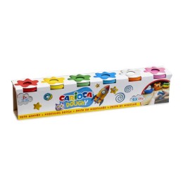 Carioca Oyun Hamuru 6 Renk x 110 gr. - Carioca