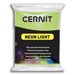 Cernit Neon Light (Fosforlu) Polimer Kil 600 Green - Cernit